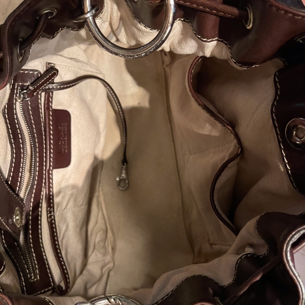 🤎Michael Kors Studded Uptown Chained Astor (RARE) Chocolate Brown - Picture 9 of 16